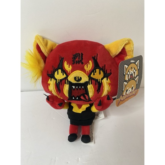 2020 AGGRETSUKO Red‎ Rage Plush #6056084 Sanrio Gund Stuffed 7" - Picture 2 of 7